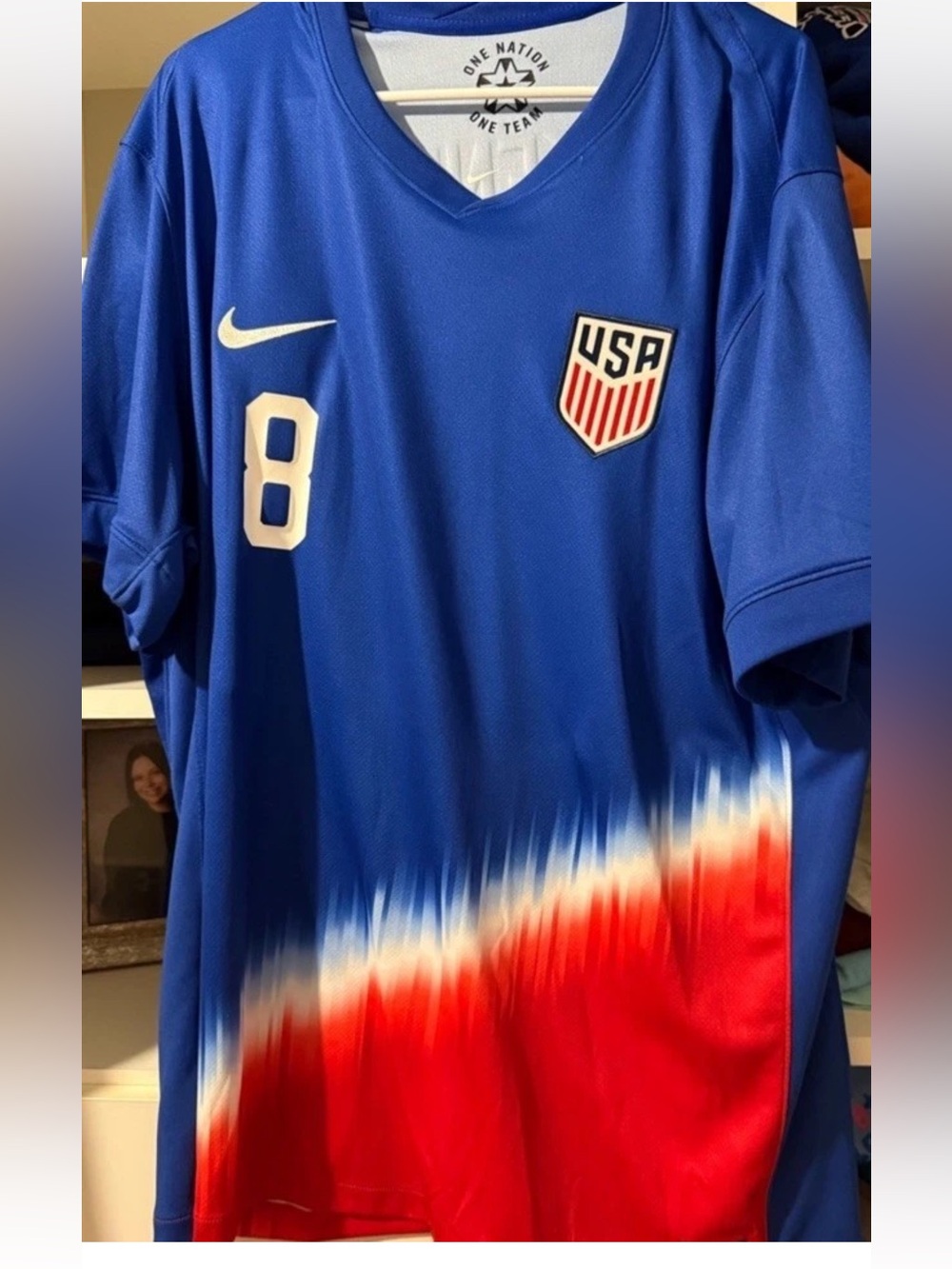 McKennie USMNT Soccer Jersey Nike 2024 Stadium Away Team USA size XXL Authentic